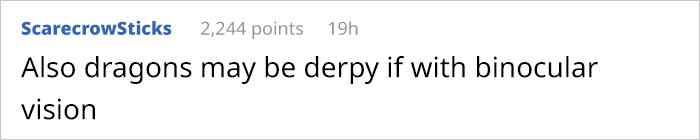 Guy Asks Why Dragons Have Eyes On The Sides Of Their Heads If They Are Predators, A Tumblr User Gives A Scientific Explanation Guy Asks Why Dragons Have Eyes On The Sides Of Their Heads If They Are Predators, A Tumblr User Gives A Scientific Explanation