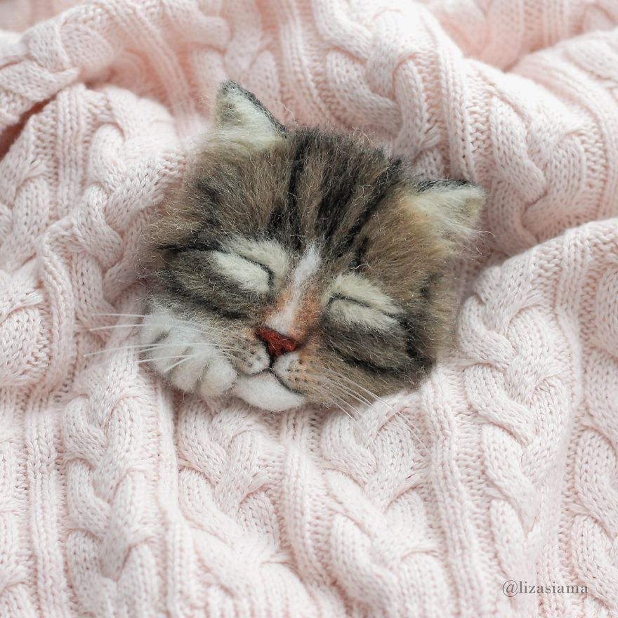 Russian Artist Produces Kittens Made Of Wool So Cute You Will Want One
