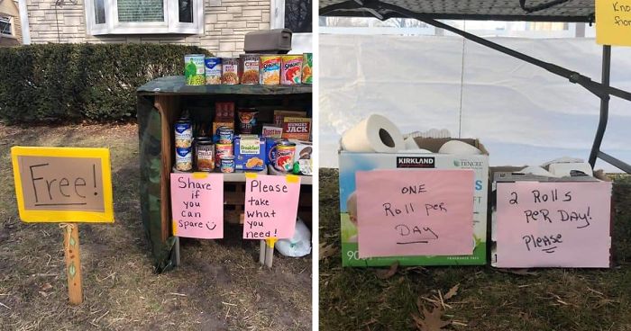 Family Sets Up A “Give And Take” Outdoor Pantry, Doesn’t Expect It To Grow So Big