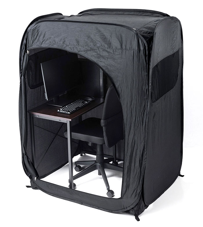 Working From Home Has Never Been Easier With This Office-Tent Working From Home Has Never Been Easier With This Office-Tent
