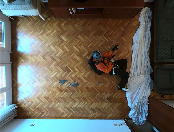 Guy Has His Skiing Trip Canceled Due To The Pandemic, Makes A 'How To Ski At Home' Video And It Goes Viral