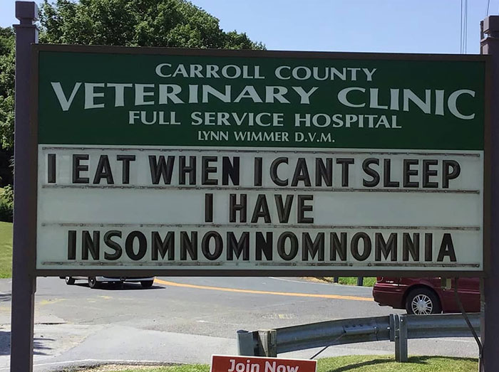 Funny-Carroll-County-Veterinary-Clinic-Signs