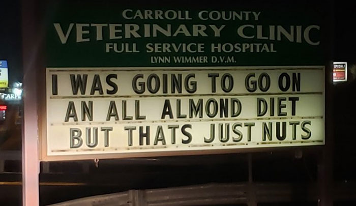 Funny-Carroll-County-Veterinary-Clinic-Signs