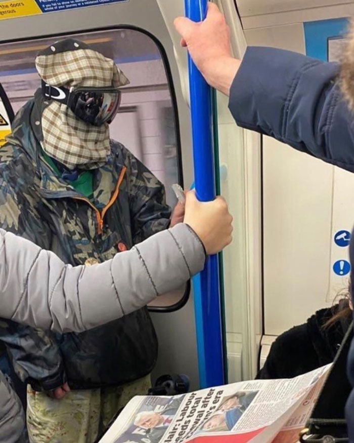 NY Commuter Fighting Coronavirus