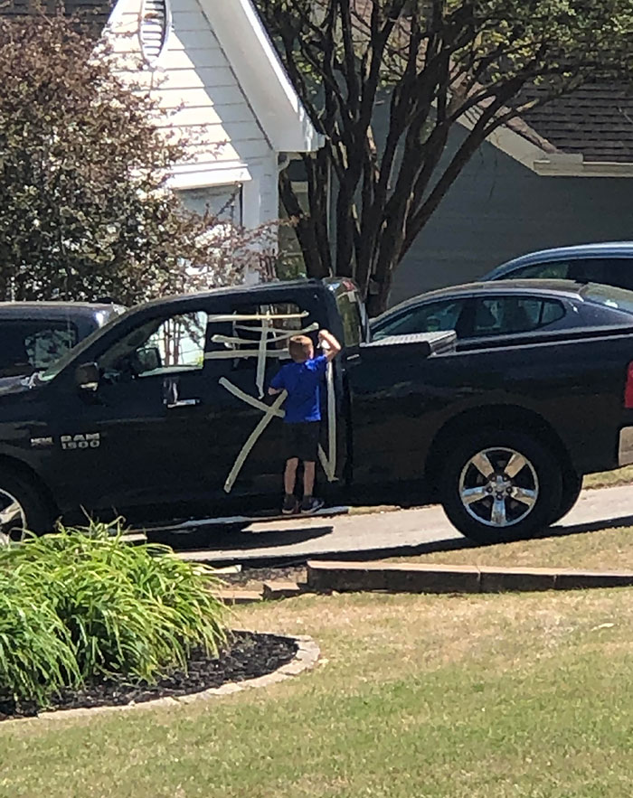 Quarantine Stir Crazy With Tape And A Truck