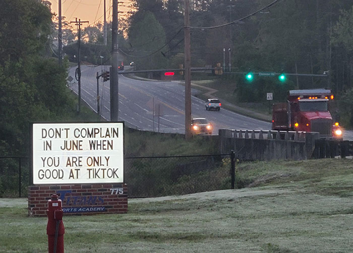 Sign Outside A Baseball Training Center That's Still Offering Virtual Lessons During The Covid-19 Shutdown