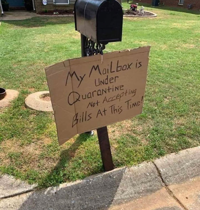 Even The Mailbox Should Be Social Distancing