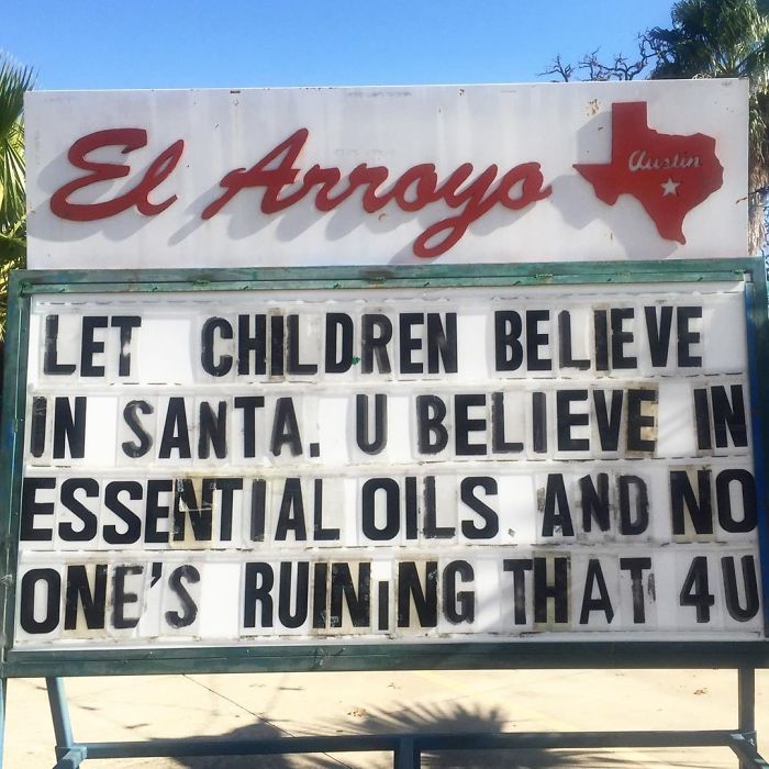 Santa And Essential Oils