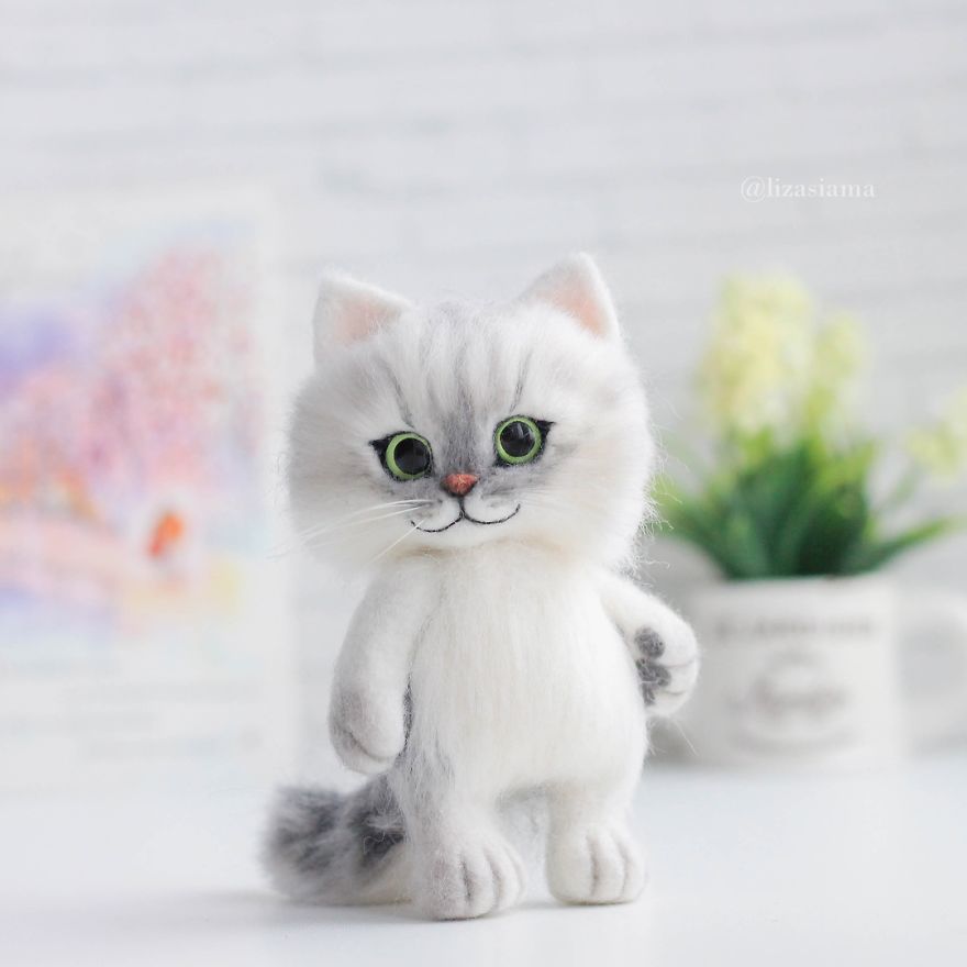 Russian Artist Produces Kittens Made Of Wool So Cute You Will Want One