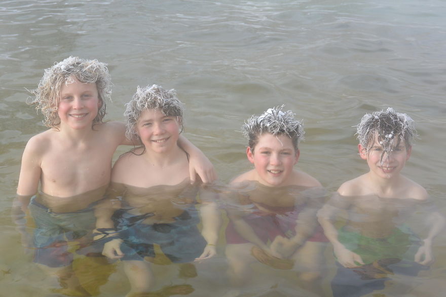 Hair Freezing Contest