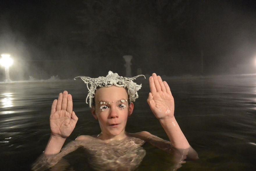 Hair Freezing Contest