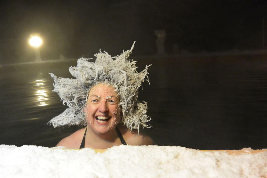 Hair Freezing Contest