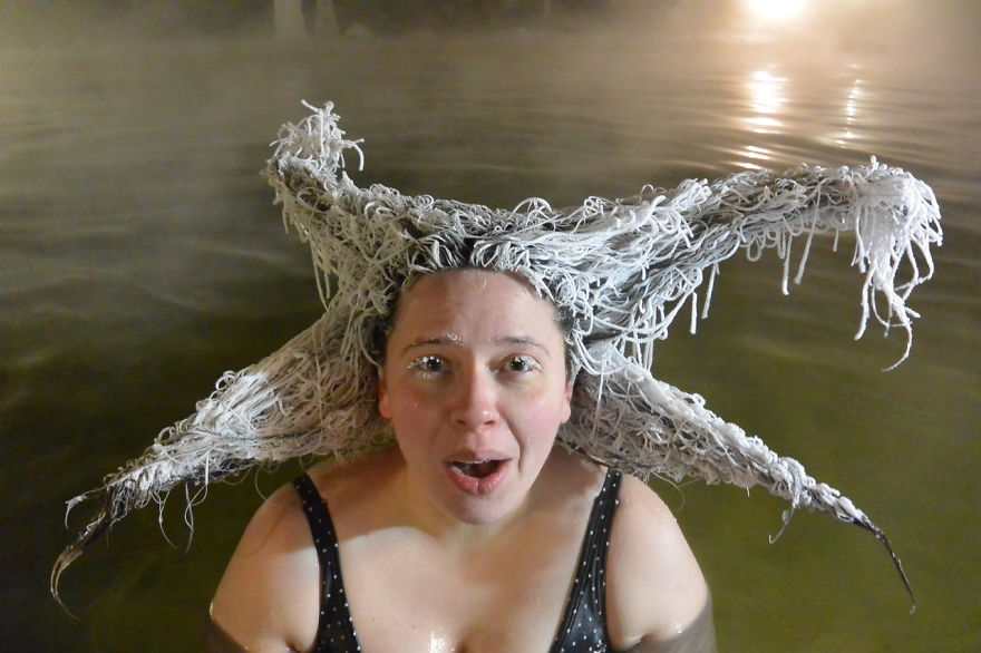 Hair Freezing Contest