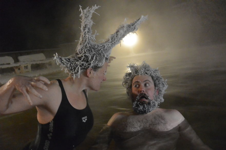 Hair Freezing Contest