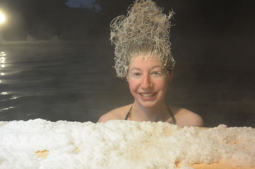 Hair Freezing Contest