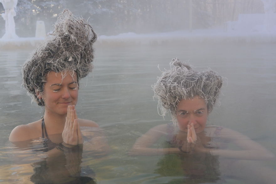 Hair Freezing Contest