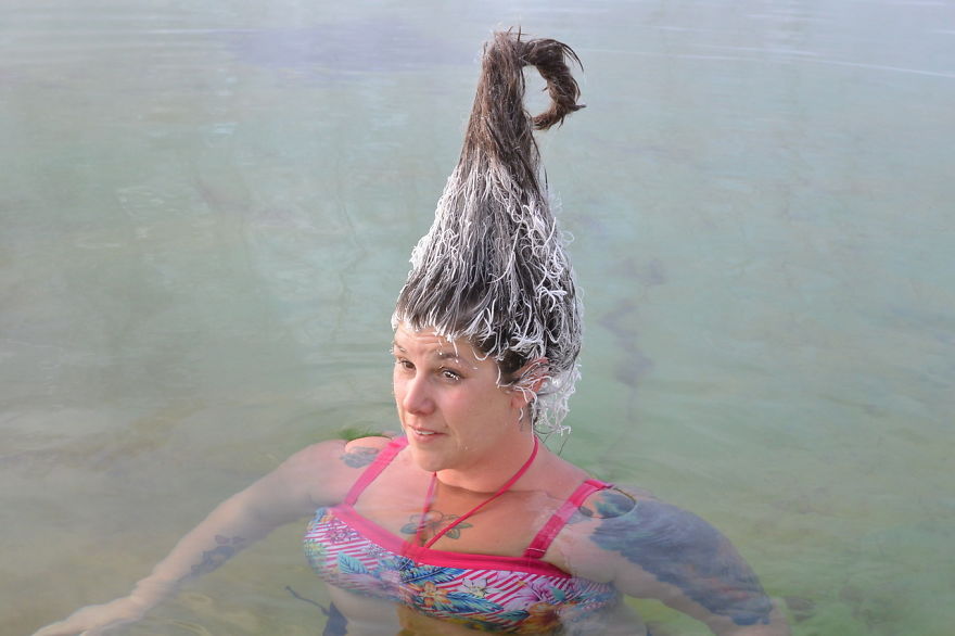 Hair Freezing Contest