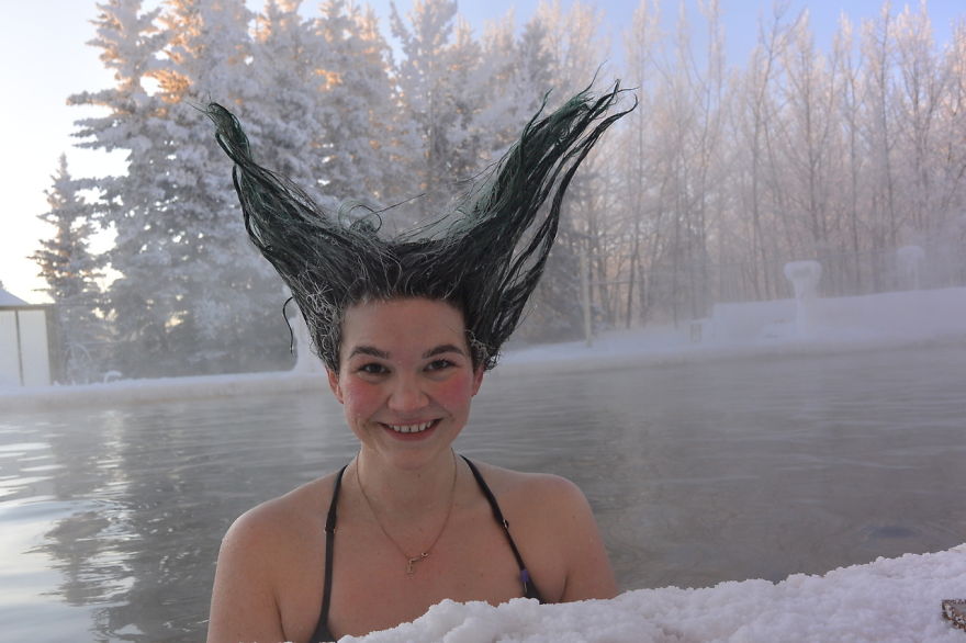 Hair Freezing Contest