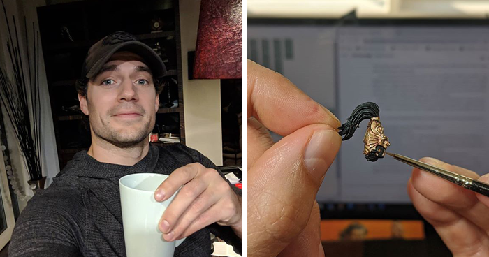 Actor Henry Cavill Is Keeping Himself Busy During Lockdown By Painting Warhammer Minis