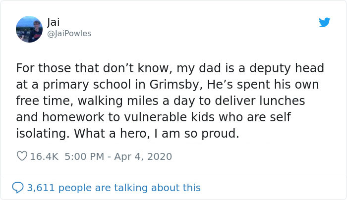 Heroic Teacher Walks 5 Miles Every Single Day To Deliver 40 Lbs Of Free Lunches To 78 Students