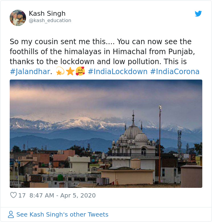 'Never Could Imagine This Was Possible': The Himalayas Are Visible 125 Miles Away In Parts Of India For The First Time In 30 Years 'Never Could Imagine This Was Possible': The Himalayas Are Visible 125 Miles Away In Parts Of India For The First Time In 30 Years