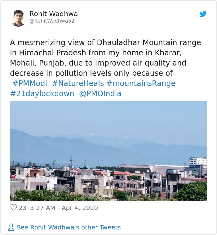 'Never Could Imagine This Was Possible': The Himalayas Are Visible 125 Miles Away In Parts Of India For The First Time In 30 Years 'Never Could Imagine This Was Possible': The Himalayas Are Visible 125 Miles Away In Parts Of India For The First Time In 30 Years