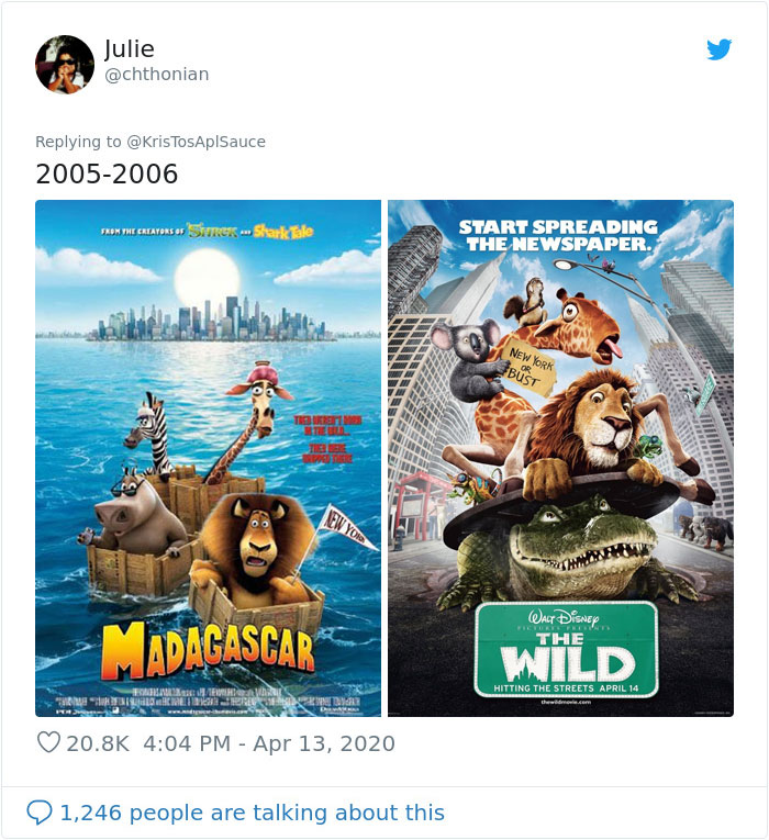 Twitter Users Are Noticing That Hollywood Makes 'The Same Movie' Every Year, Post 9 Convincing Side-By-Side Examples Twitter Users Are Noticing That Hollywood Makes 'The Same Movie' Every Year, Post 9 Convincing Side-By-Side Examples