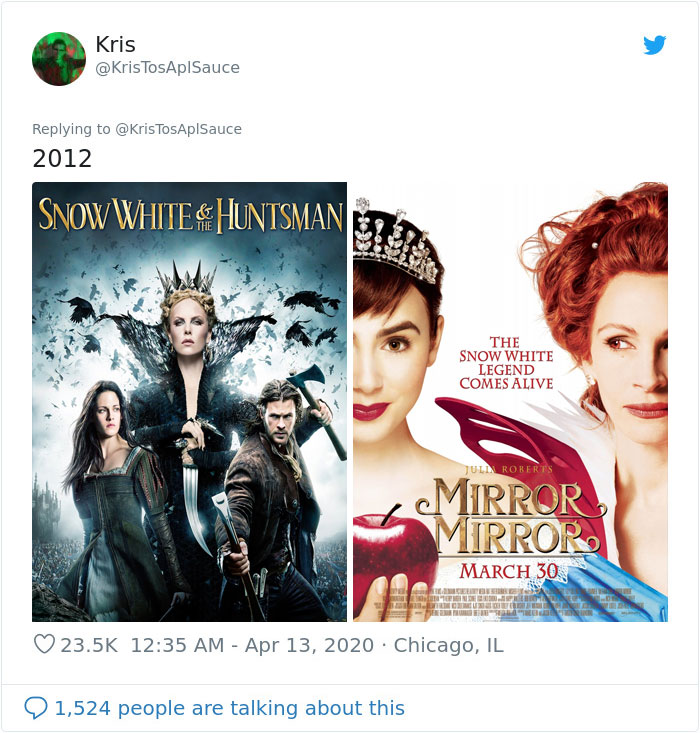 Twitter Users Are Noticing That Hollywood Makes 'The Same Movie' Every Year, Post 9 Convincing Side-By-Side Examples