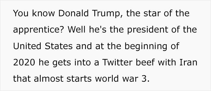 Someone Asks How To Explain 2020 To Someone In 2010 And This Person Gives Such A Knockdown Summary, It's Crazy That We're Living In These Times