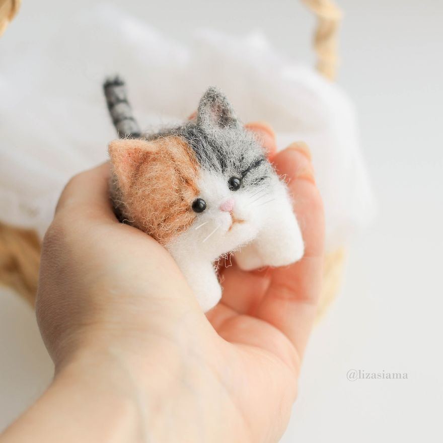 Russian Artist Produces Kittens Made Of Wool So Cute You Will Want One