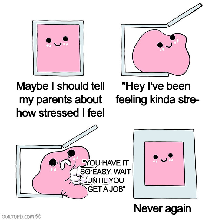 How I've Been Feeling These Past Many Months. Maybe Not Stressed Y'know But Still