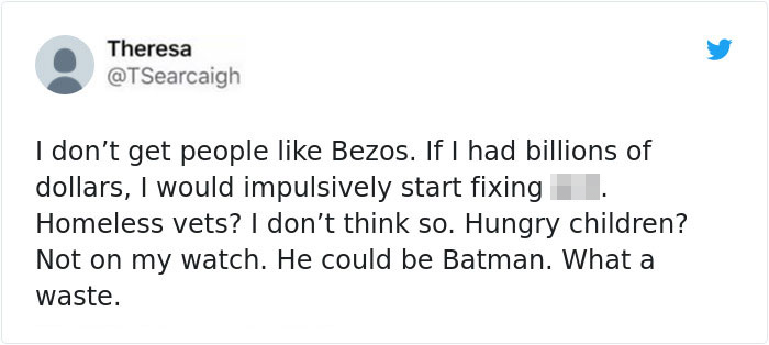 Someone Asks Why Billionaires Don&rsquo;t Use Their Money To Solve World Problems, This User Explains It Perfectly