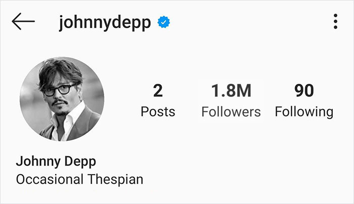 56YO Johnny Depp Joins Instagram For The First Time, Gets 1.8M Followers In One Day 56YO Johnny Depp Joins Instagram For The First Time, Gets 1.8M Followers In One Day