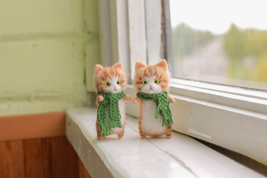 Russian Artist Produces Kittens Made Of Wool So Cute You Will Want One