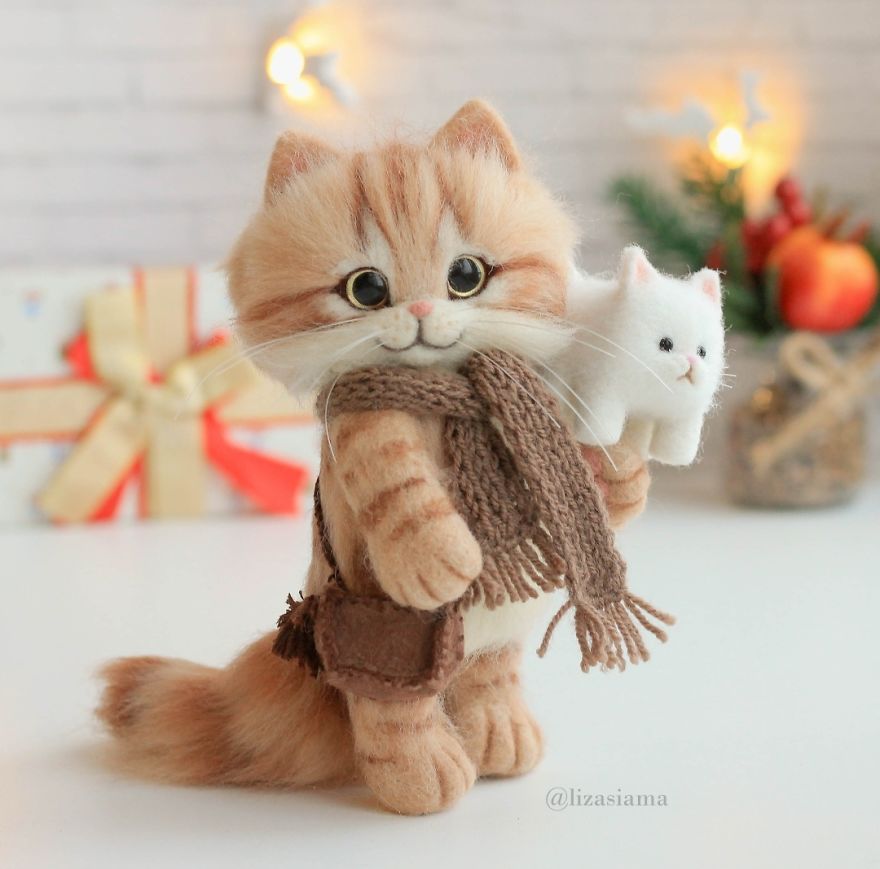 Russian Artist Produces Kittens Made Of Wool So Cute You Will Want One