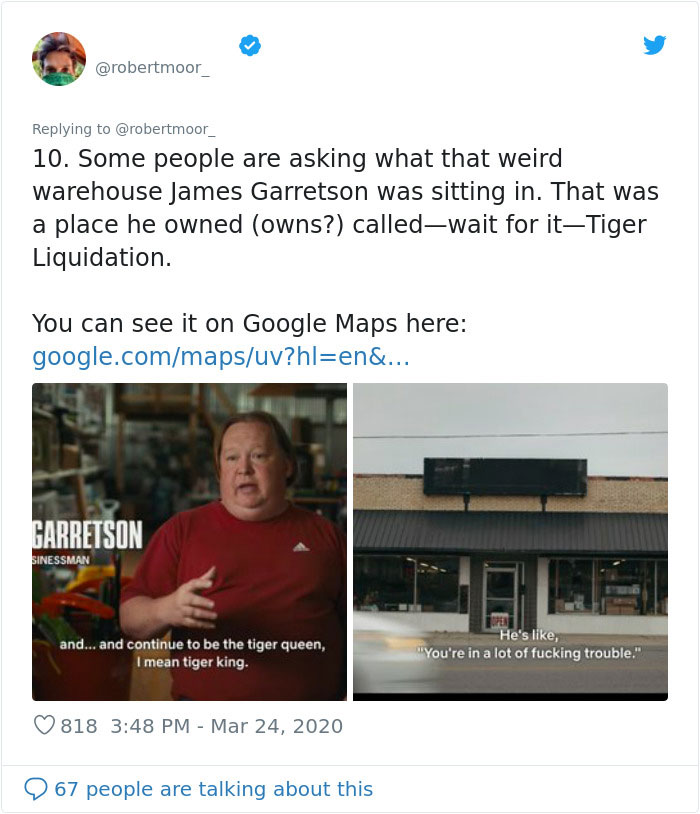 Person Shares 23 Wild Facts That Were Left Out Of Tiger King Person Shares 23 Wild Facts That Were Left Out Of Tiger King