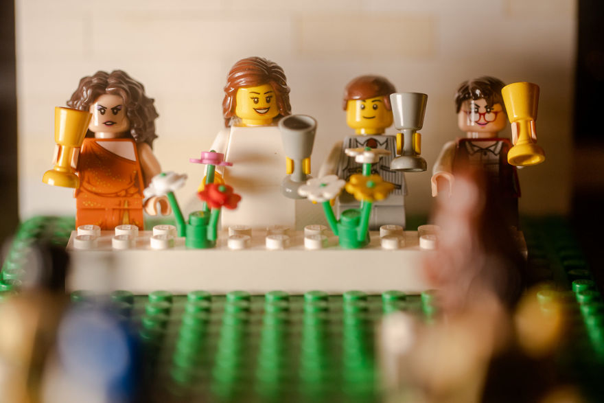 Isolated Photographer Shoots A Wedding Using His LEGOs And The Pics Are Hilariously Good
