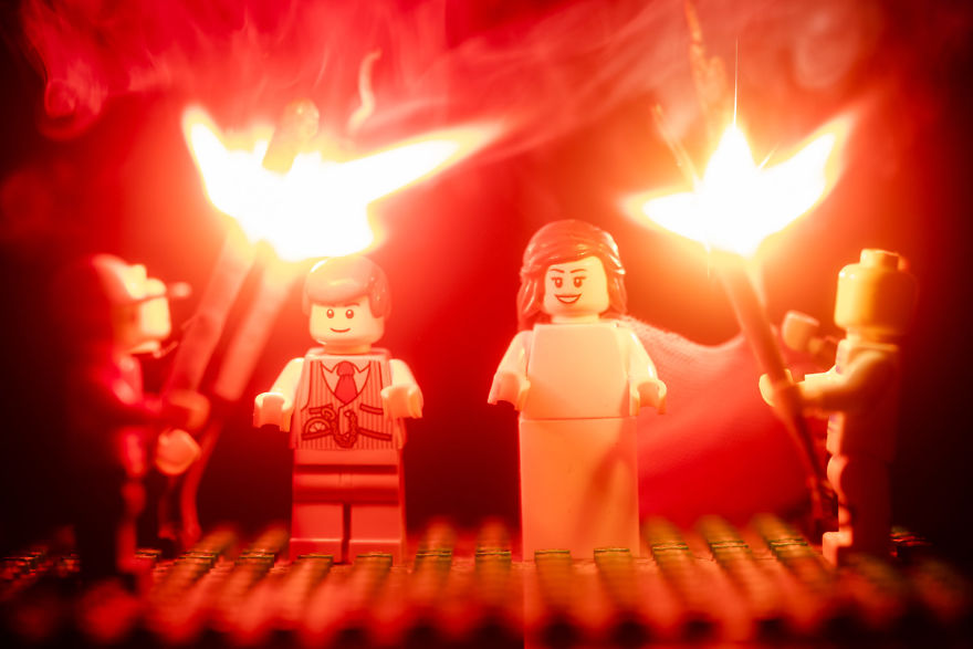 Isolated Photographer Shoots A Wedding Using His LEGOs And The Pics Are Hilariously Good