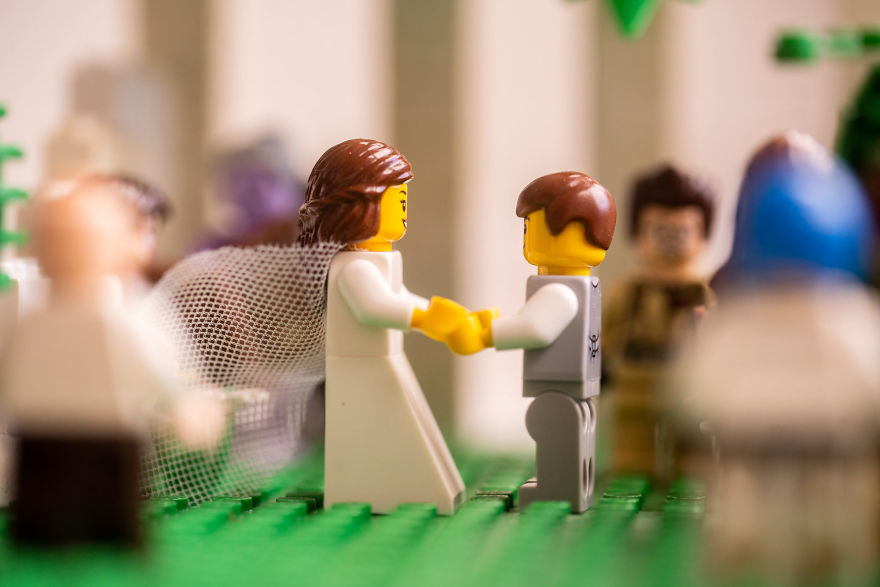 Isolated Photographer Shoots A Wedding Using His LEGOs And The Pics Are Hilariously Good