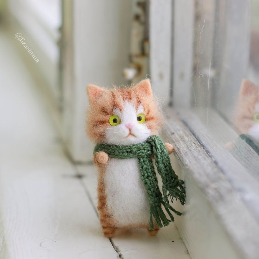 Russian Artist Produces Kittens Made Of Wool So Cute You Will Want One