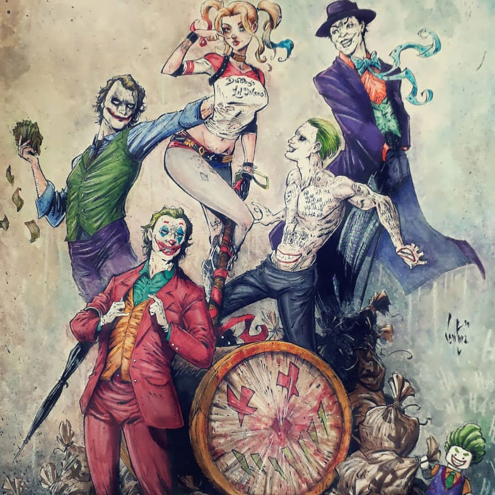Harley Quinn & The Jokers