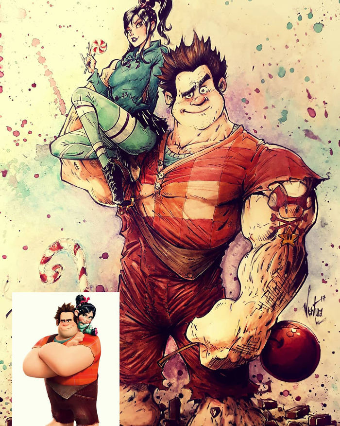 Vanellope & Wreck It Ralph 