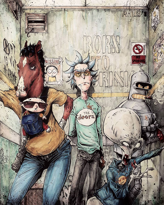 Bojack, Rick, Bender, & Others