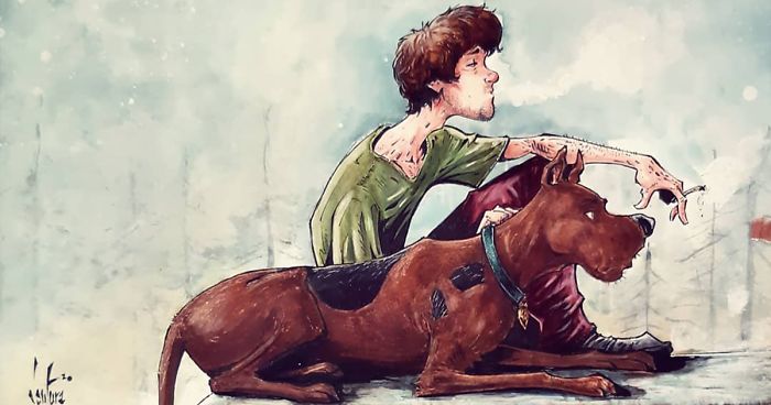 30 Dark Comics-Style Illustrations From The Frustrated Artist