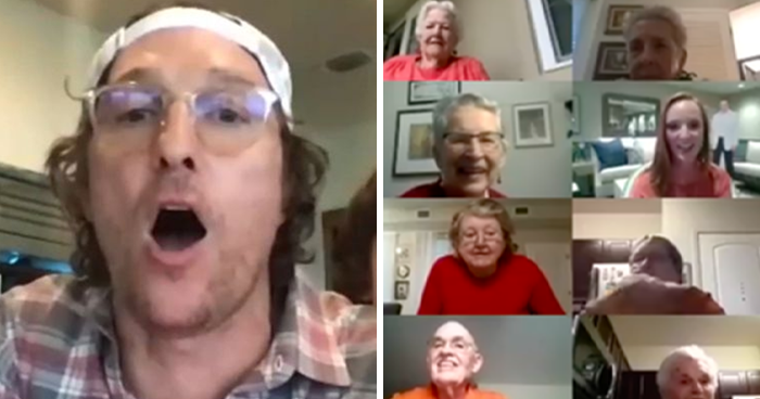 Matthew McConaughey Melts Everyone’s Hearts By Hosting A Bingo Game For Isolating Elders