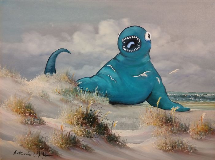 Old-Paintings-Added-Monsters-Christopher-Mcmahon