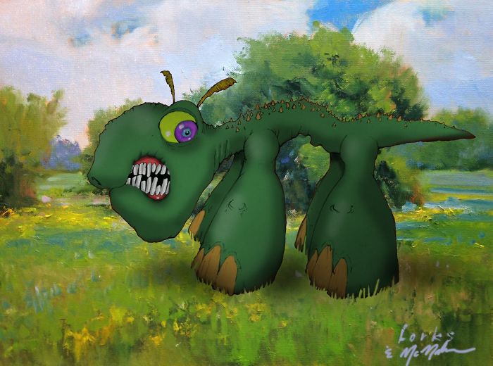Old-Paintings-Added-Monsters-Christopher-Mcmahon