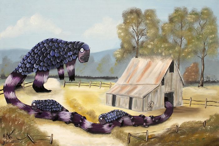 Old-Paintings-Added-Monsters-Christopher-Mcmahon