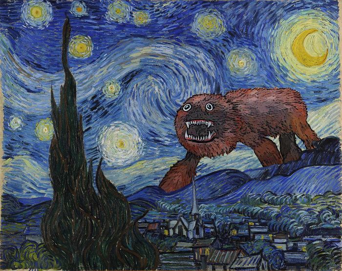 Old-Paintings-Added-Monsters-Christopher-Mcmahon