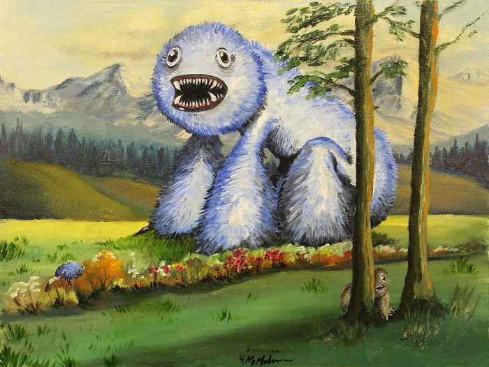 Old-Paintings-Added-Monsters-Christopher-Mcmahon